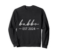 Babbo Est 2024 New Dad Dad Grandpa Sweatshirt - Minimalist Print Men Women - T-Shirt, Sweatshirt, Hoodie