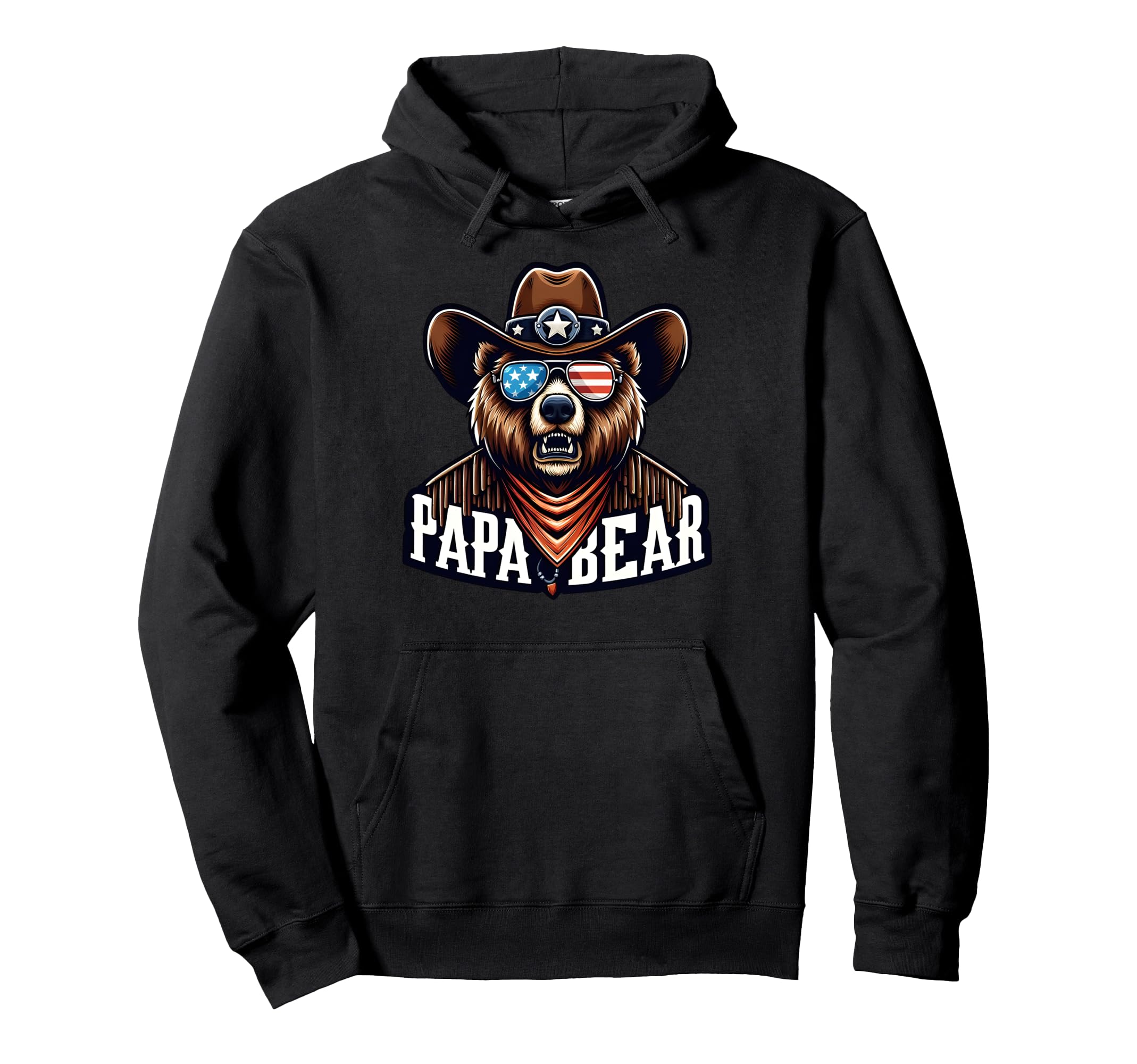 Papa Bear Gifts Funny Birthday Fun Gift Hoodie - Graphic Print Men Women - T-Shirt, Sweatshirt, Hoodie