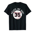 Unique Thats My 35 Baseball Player Mom T-Shirt - Trendy Graphic for Adults - T-Shirt, Sweatshirt, Hoodie