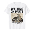 Funny Waiting Parts Skeleton Auto T-Shirt - Aesthetic Graphic for Adults - T-Shirt, Sweatshirt, Hoodie