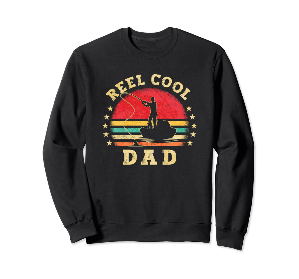 Reel Dad Fishing Dad Fathers Sweatshirt - Casual Everyday Wear for Adults - T-Shirt, Sweatshirt, Hoodie