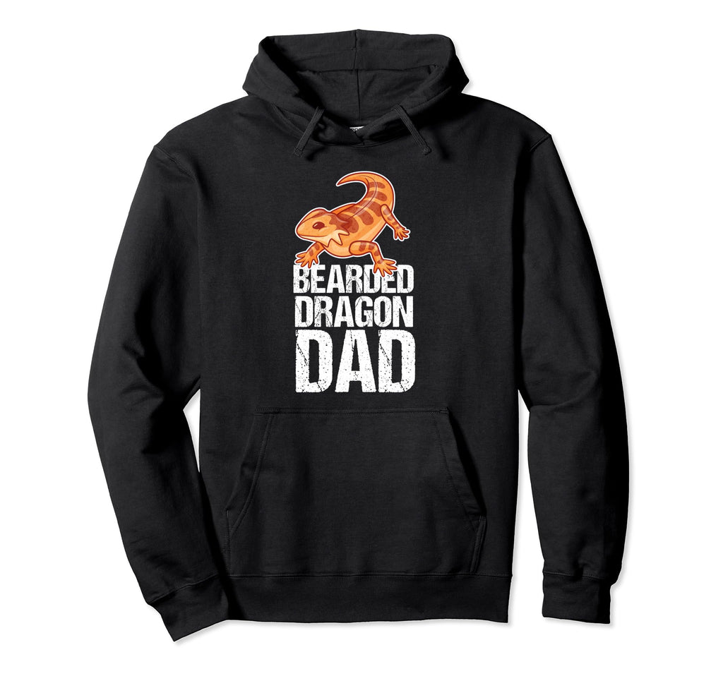 Bearded Dragon Dad Dragon Father Iguana Hoodie - Graphic Print for Adults - T-Shirt, Sweatshirt, Hoodie