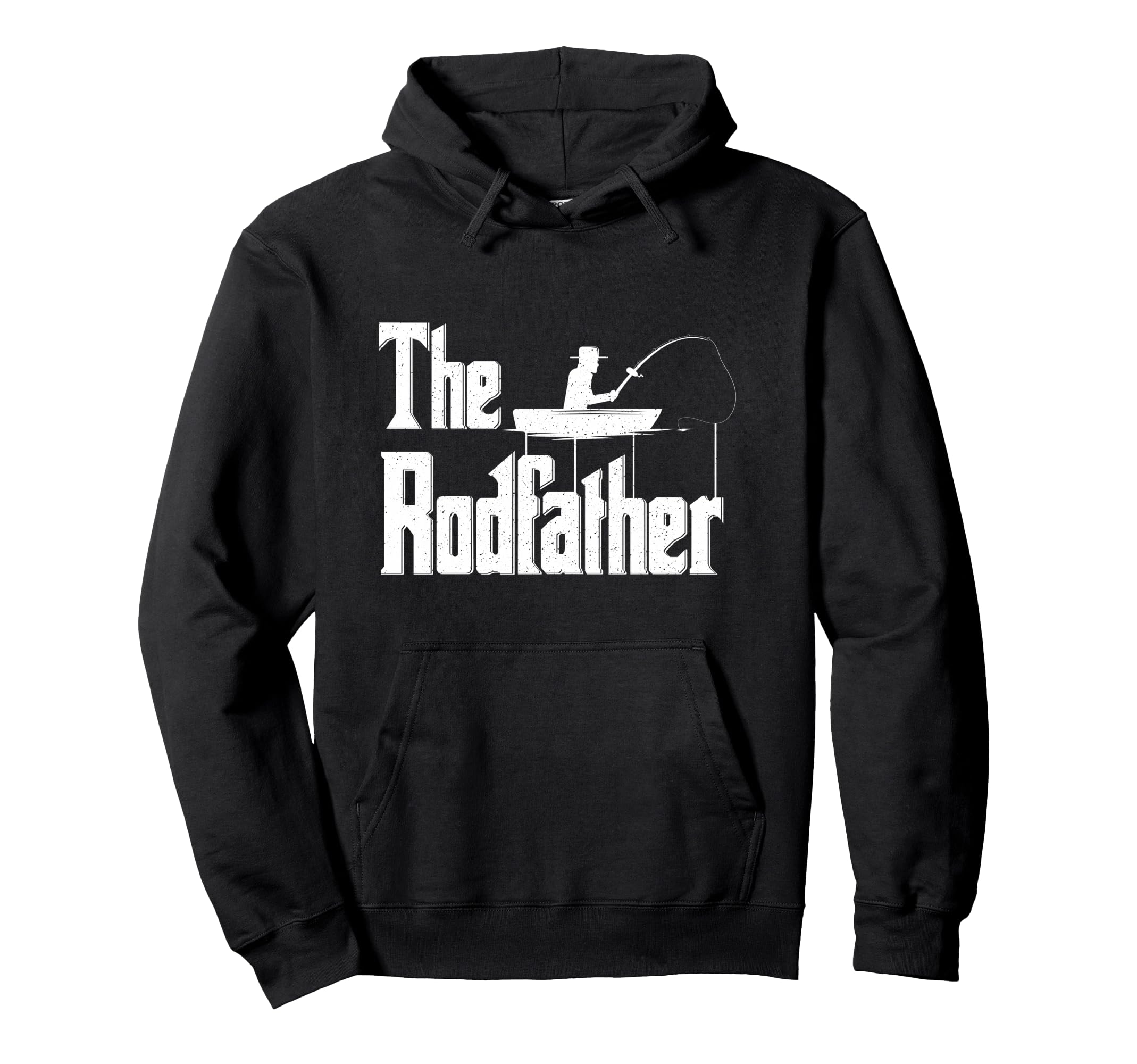 Rodfather Funny Fishing Dad Gift Hoodie - Streetwear Style Unisex - T-Shirt, Sweatshirt, Hoodie