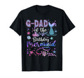 G Dad Birthday Mermaid Funny 1St Birthday T-Shirt - Graphic Print Unisex - T-Shirt, Sweatshirt, Hoodie