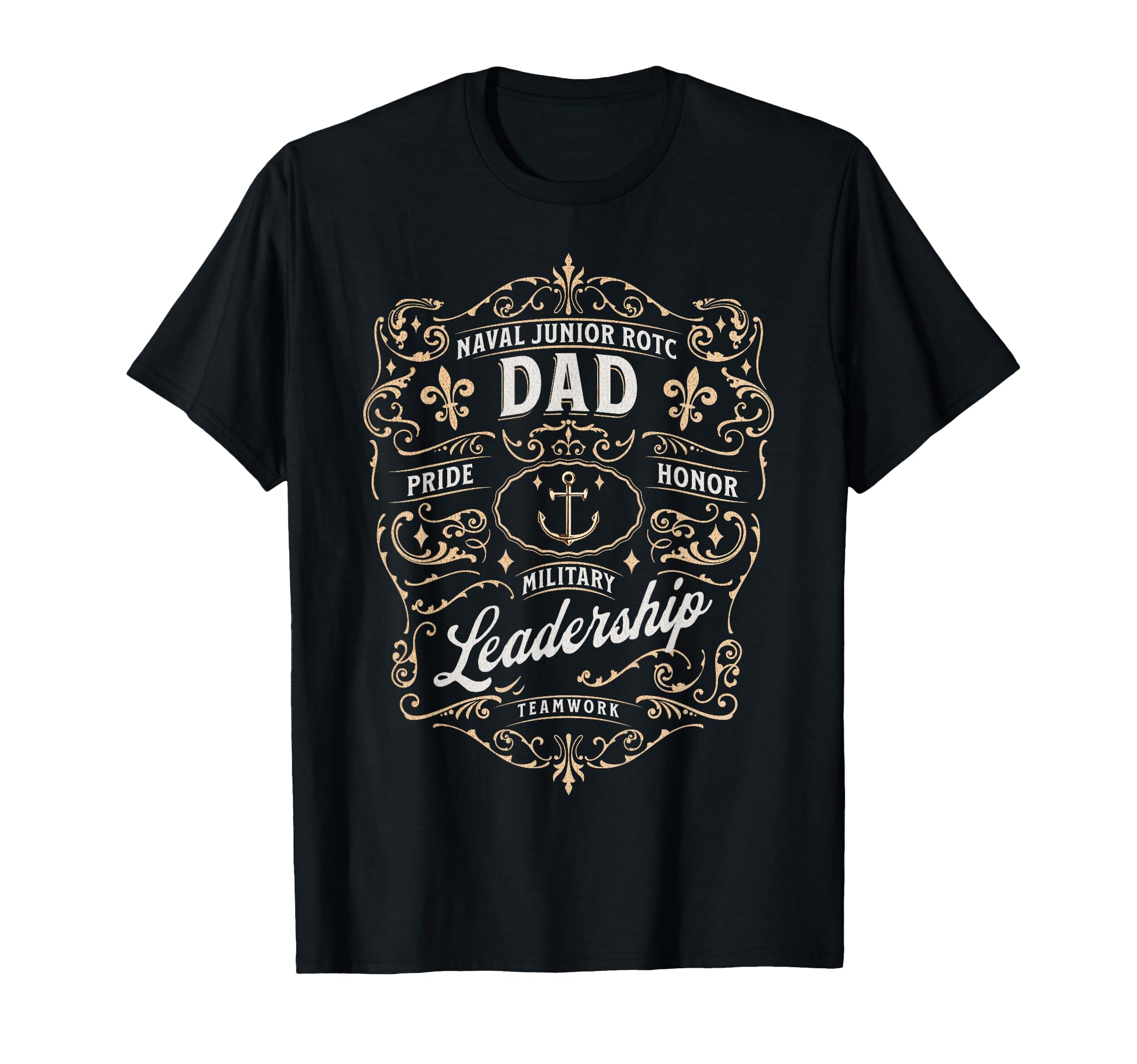 Naval Junior Rotc Dad Mens Military T-Shirt - Novelty Apparel for Adults - T-Shirt, Sweatshirt, Hoodie