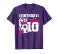 Soccer Birthday Party 10 Year Old 10Th T-Shirt - Trendy Graphic Unisex - T-Shirt, Sweatshirt, Hoodie