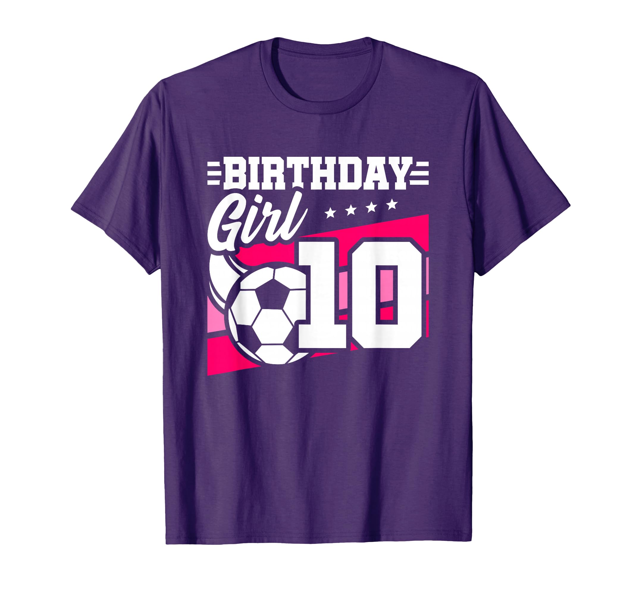 Soccer Birthday Party 10 Year Old 10Th T-Shirt - Trendy Graphic Unisex - T-Shirt, Sweatshirt, Hoodie