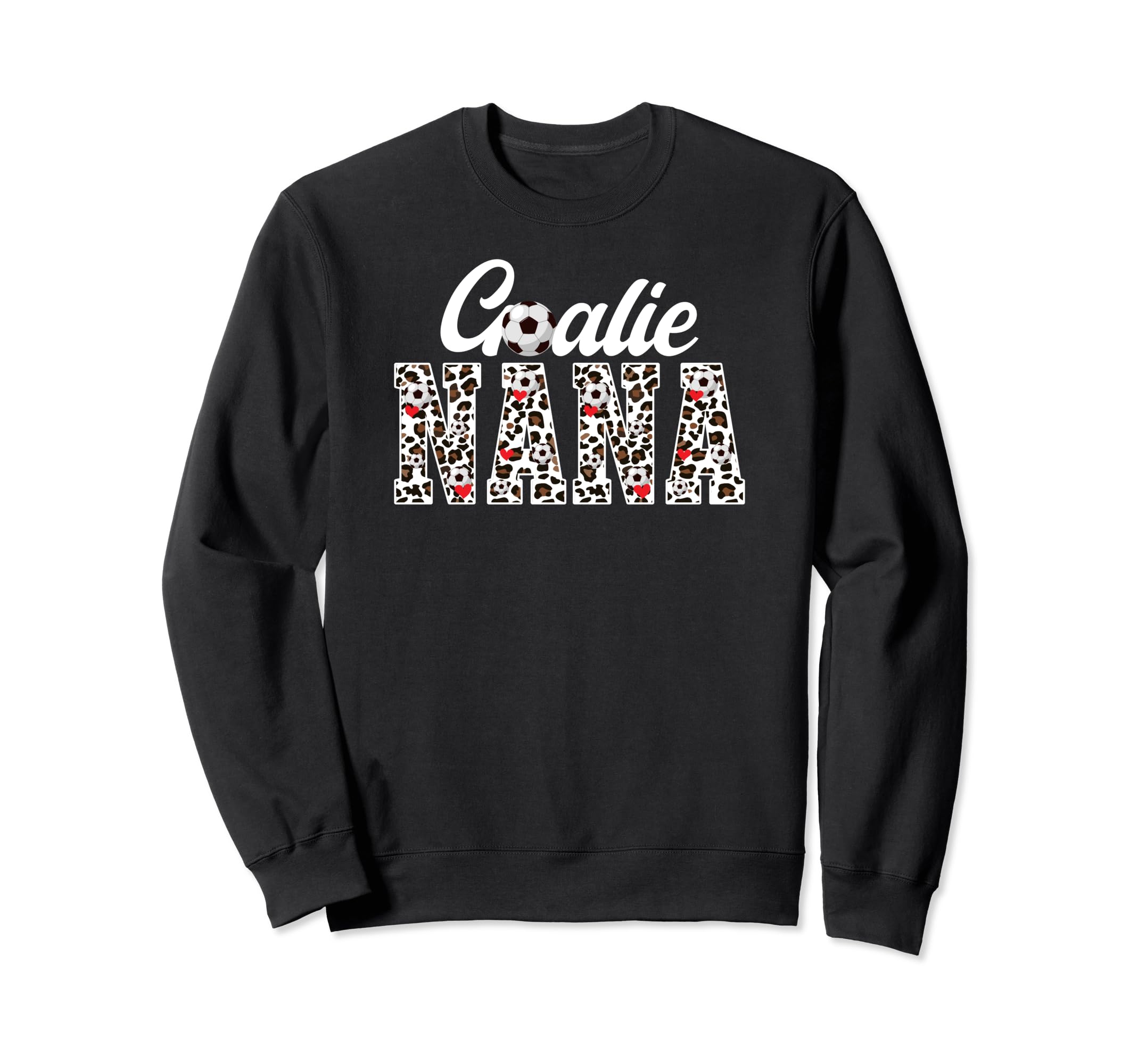 Soccer Goalie Nana Leopard Nana Sweatshirt - Aesthetic Graphic for Adults - T-Shirt, Sweatshirt, Hoodie