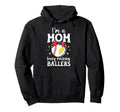 Im Mom Busy Raising Ballers Baseball Hoodie - Streetwear Style Unisex - T-Shirt, Sweatshirt, Hoodie