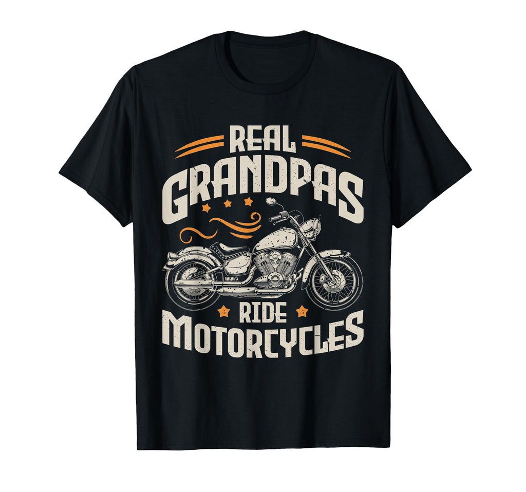 Mens Real Grandpas Ride T-Shirt - Casual Everyday Wear Men Women - T-Shirt, Sweatshirt, Hoodie