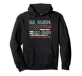 Dad Grandpa Veteran Great Grandpa Hoodie - Casual Everyday Wear Men Women - T-Shirt, Sweatshirt, Hoodie