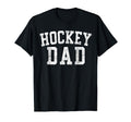 Hockey Dad Bold Font Fathers Day T-Shirt - Aesthetic Graphic for Adults - T-Shirt, Sweatshirt, Hoodie
