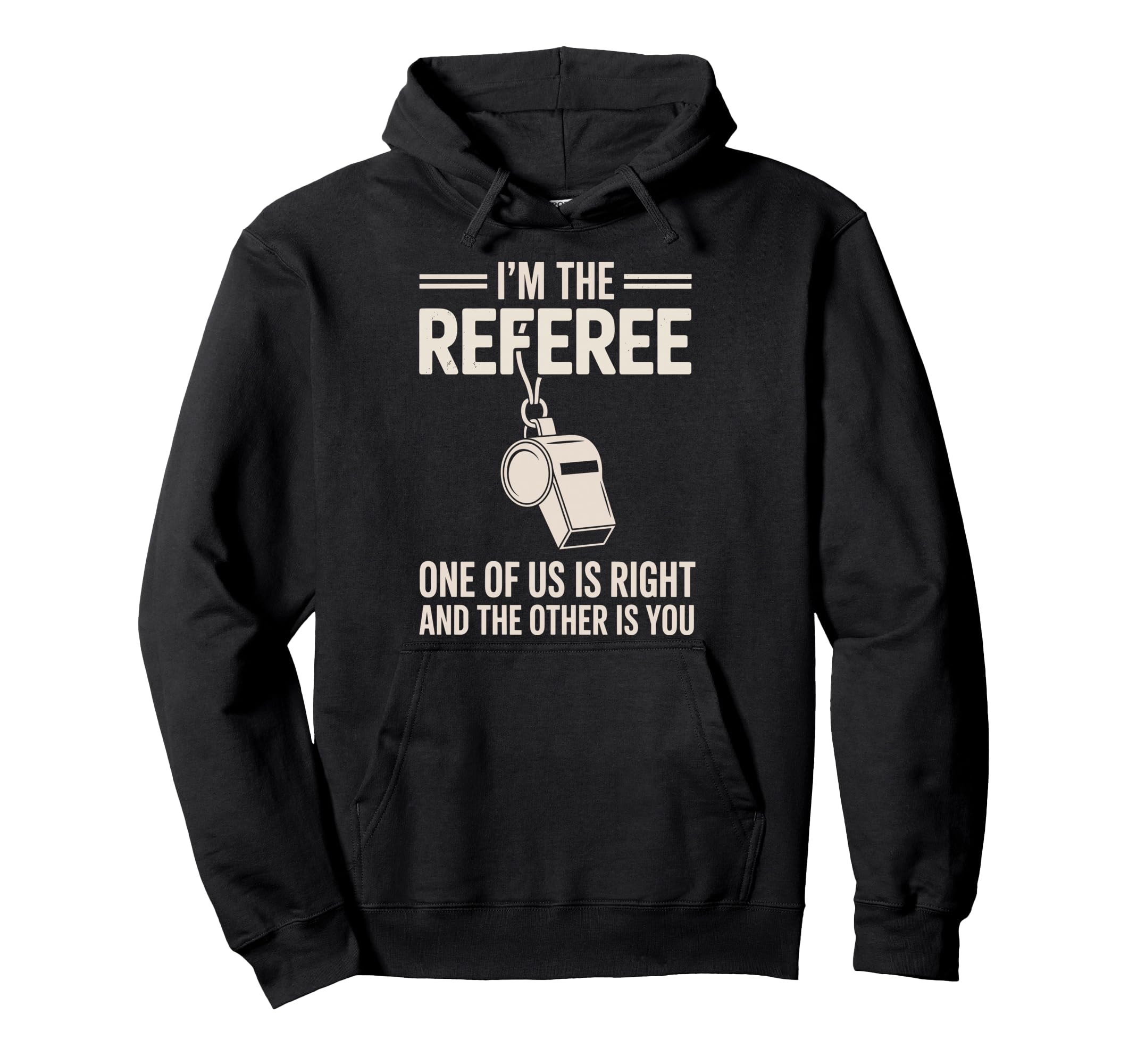 Funny Referee Art Soccer Football Referee Hoodie - Graphic Print Unisex - T-Shirt, Sweatshirt, Hoodie