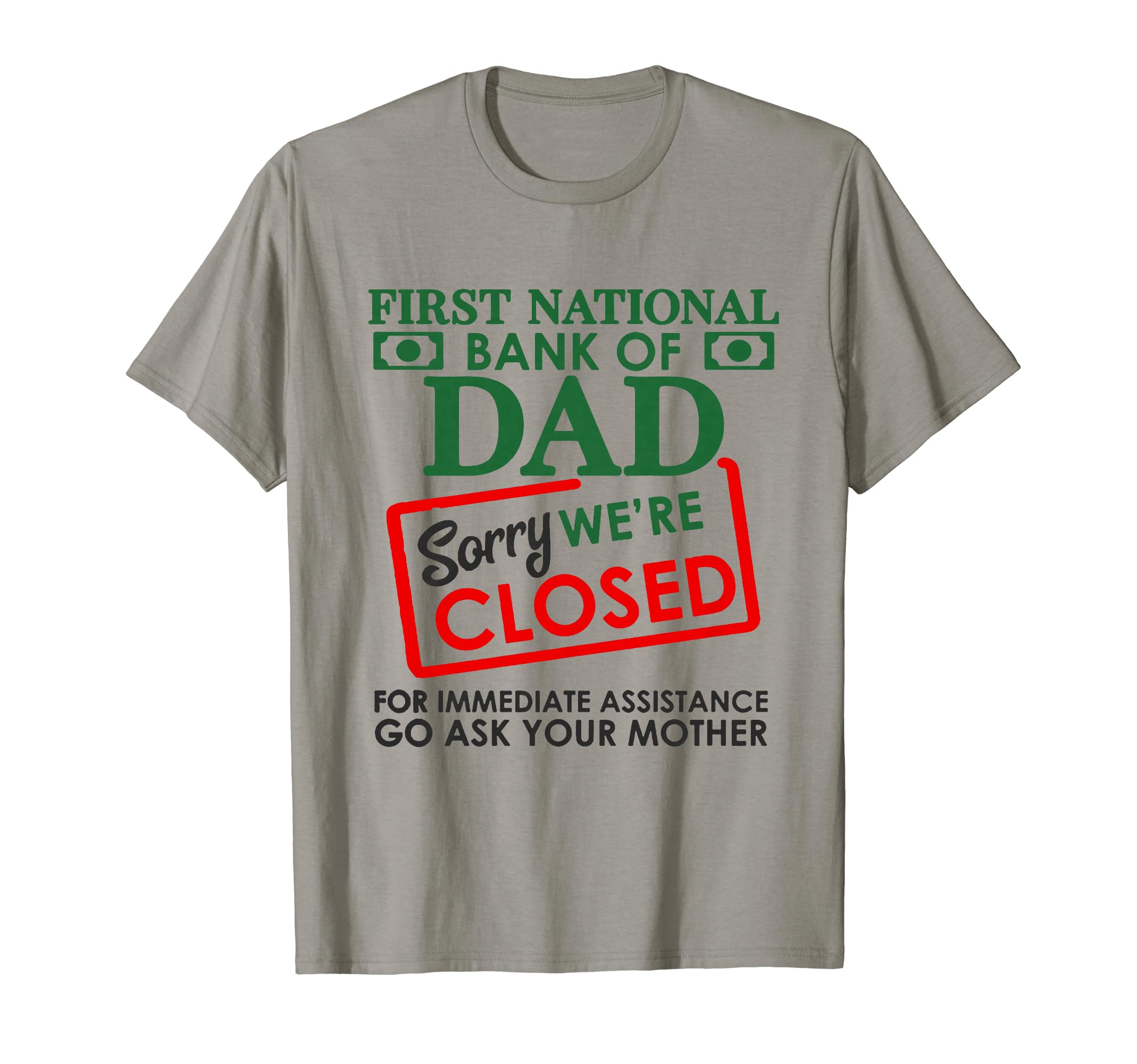 First National Bank Dad National Bank T-Shirt - Unique Graphic Men Women - T-Shirt, Sweatshirt, Hoodie