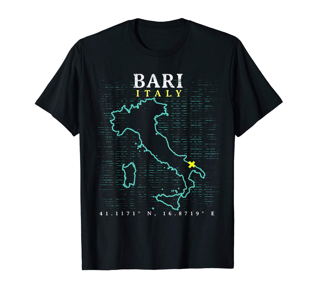 Italy Bari T-Shirt - Trendy Graphic for Adults - T-Shirt, Sweatshirt, Hoodie