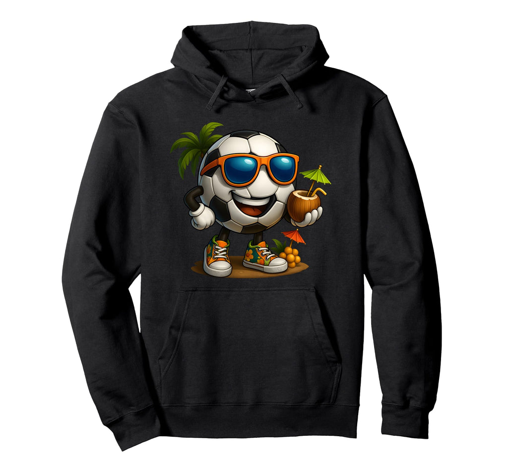 Funny Hawaii Soccer Ball Hawaiian Hoodie - Unique Graphic Men Women - T-Shirt, Sweatshirt, Hoodie