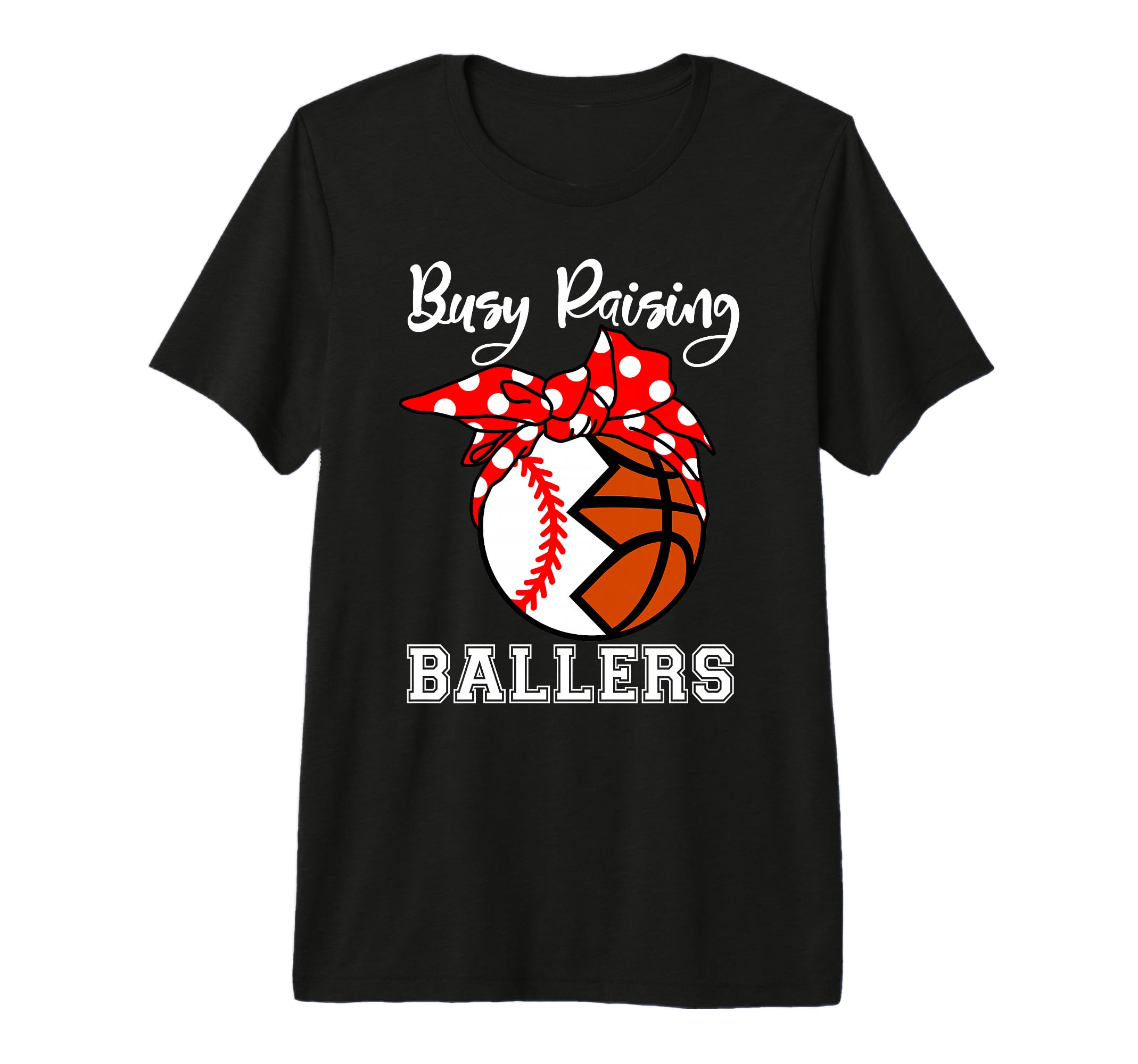 Busy Raising Ballers Funny Baseball T-Shirt - Custom Art Print for Adults - T-Shirt, Sweatshirt, Hoodie