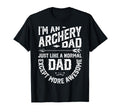 Archery Dad Archer Fathers Day Bow And T-Shirt - Novelty Apparel Unisex - T-Shirt, Sweatshirt, Hoodie