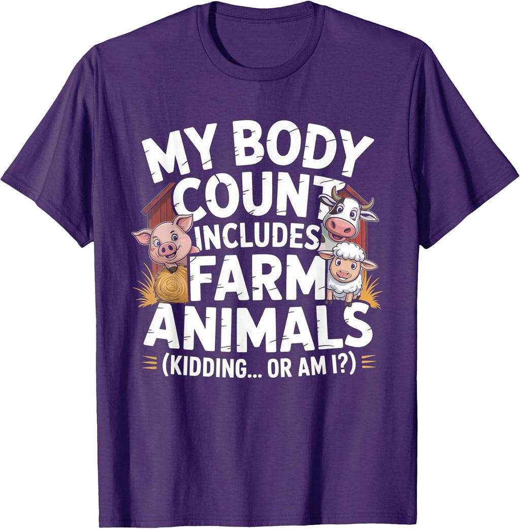 Embarrassing Farmer Meme Inappropriate Farm Animals - Adult & Kids T-Shirts, Sweatshirts & Hoodies apparel design preview 1