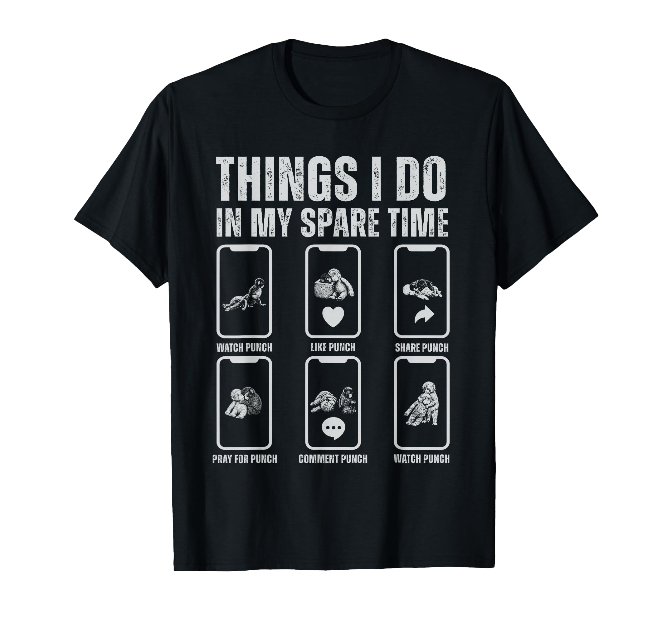 Things I Do My Spare Time Punch T-Shirt - Aesthetic Graphic Men Women - T-Shirt, Sweatshirt, Hoodie