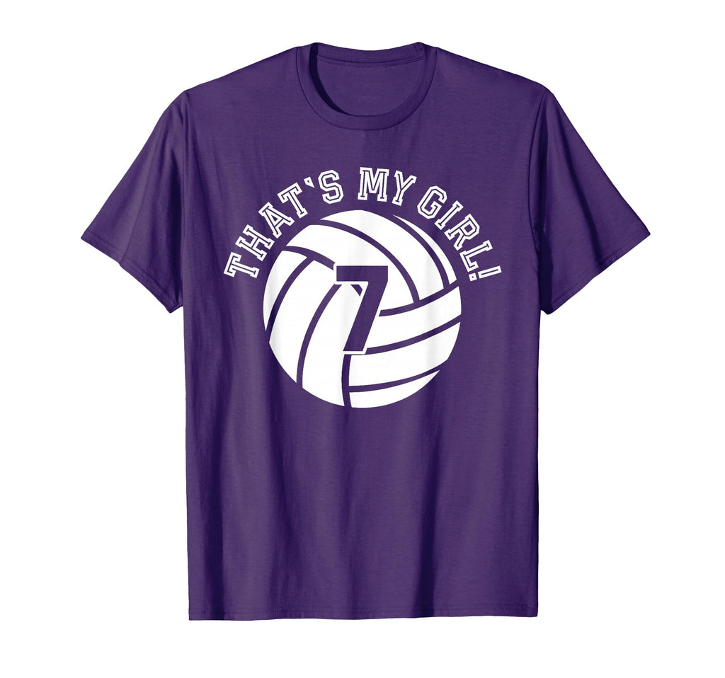 Unique Thats My 7 Volleyball Player T-Shirt - Custom Art Print Men Women - T-Shirt, Sweatshirt, Hoodie