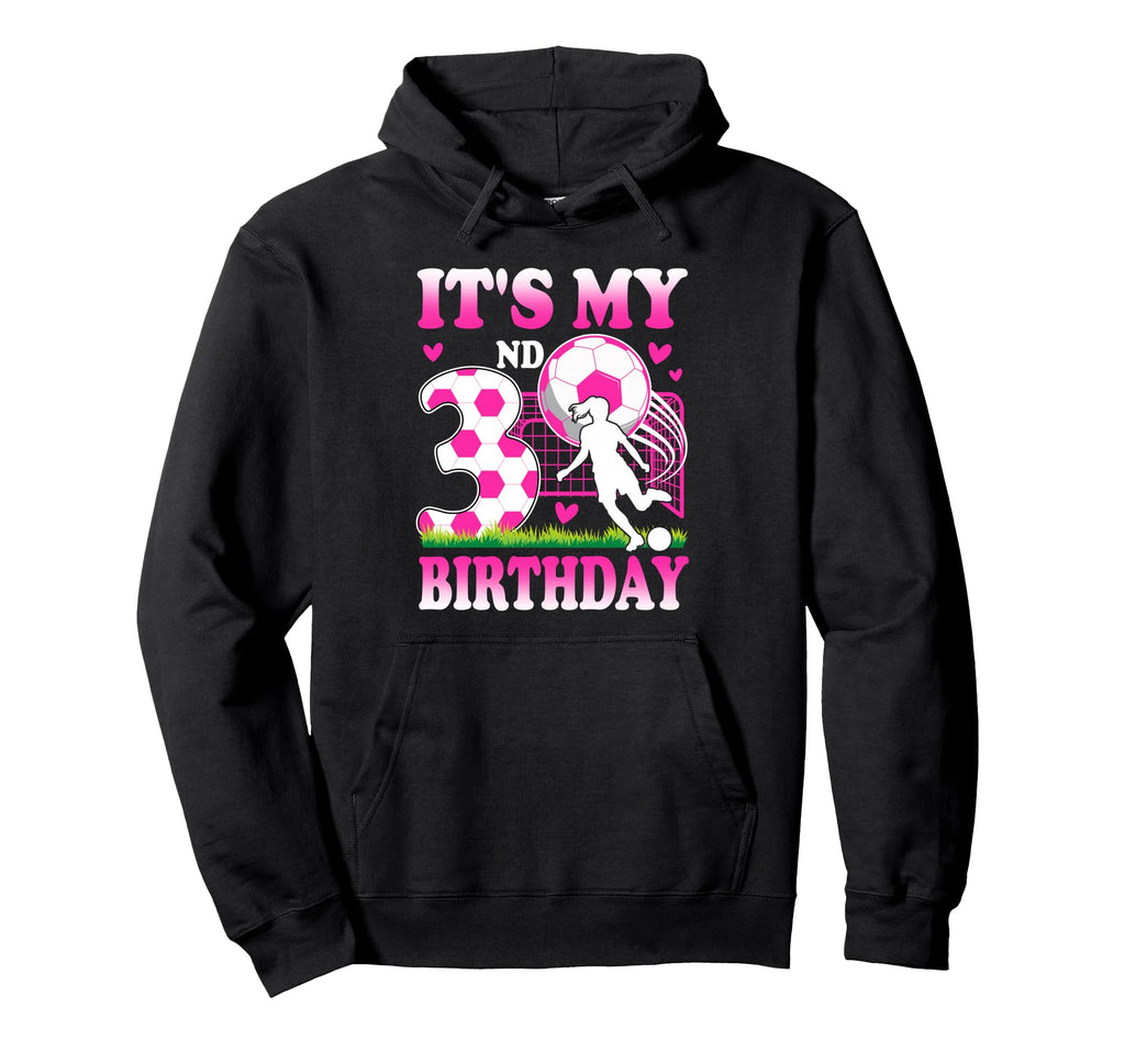 3 Year Old Birthday Soccer Themed Party Hoodie - Unique Graphic Men Women - T-Shirt, Sweatshirt, Hoodie