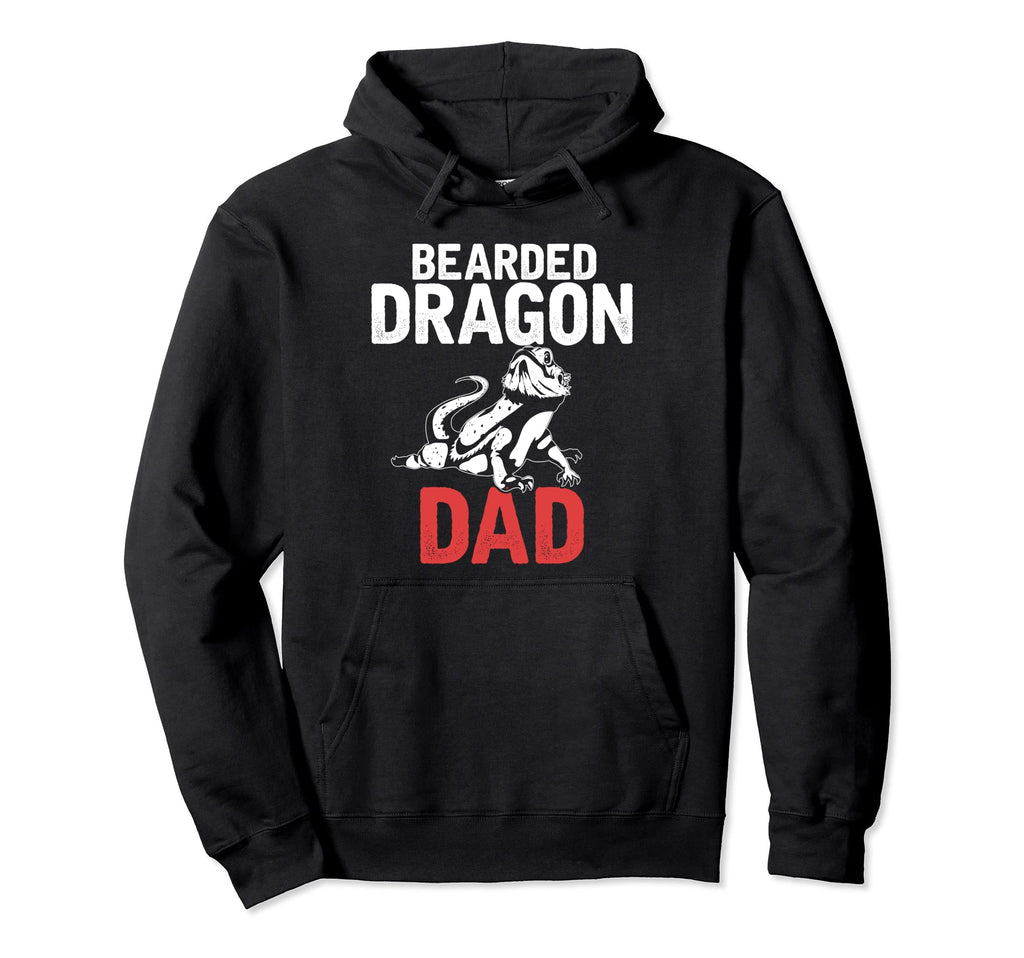 Bearded Dragon Dad Reptile Animal Lizard Hoodie - Minimalist Print Unisex - T-Shirt, Sweatshirt, Hoodie