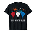 4Th July Red White Blue Golf T-Shirt - Streetwear Style for Adults - T-Shirt, Sweatshirt, Hoodie