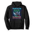 Triathlon Dad Like Regular Dad But Hoodie - Graphic Print for Adults - T-Shirt, Sweatshirt, Hoodie