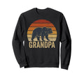 Grandpa Bear Sunset Camping Sweatshirt - Casual Everyday Wear Men Women - T-Shirt, Sweatshirt, Hoodie