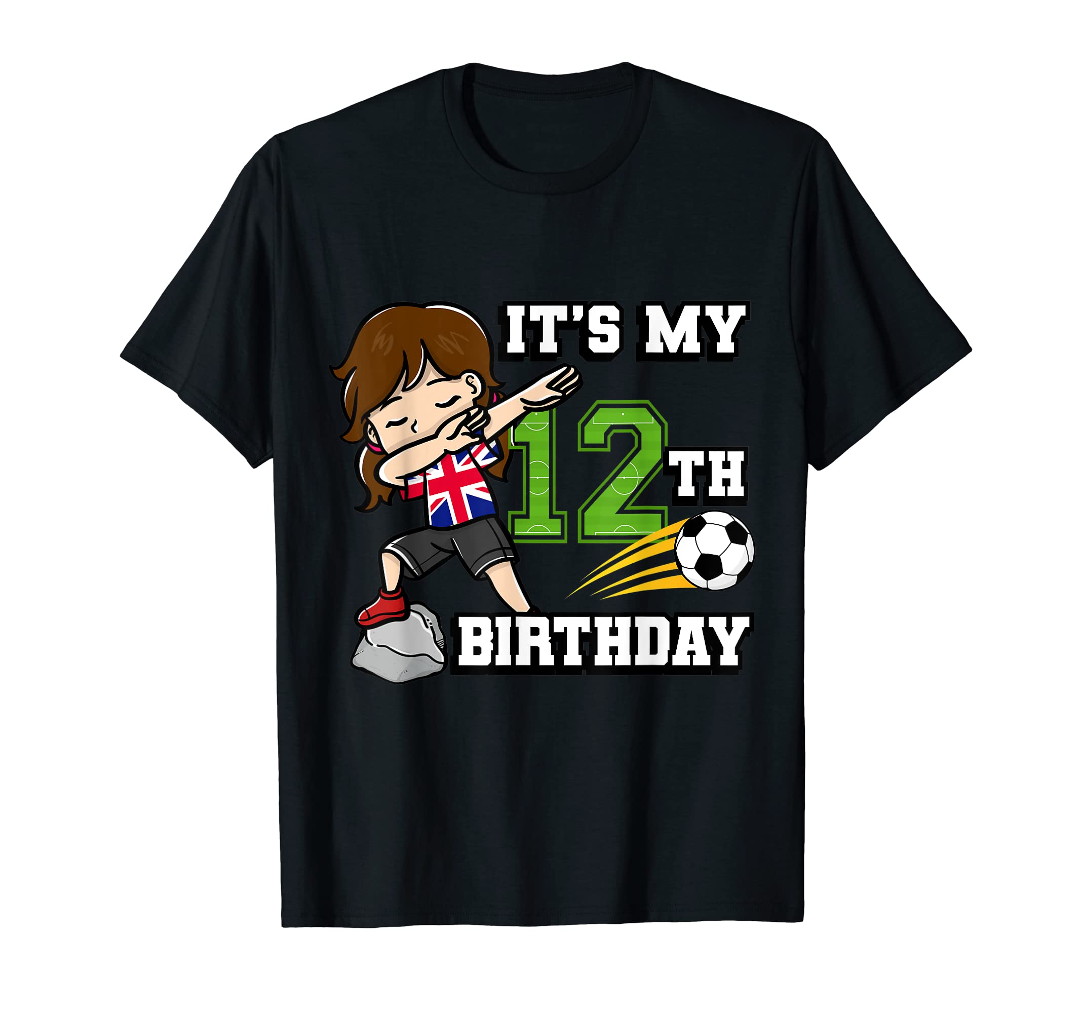 Soccer Its My 12Th Birthday T-Shirt - Casual Everyday Wear for Adults - T-Shirt, Sweatshirt, Hoodie