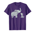 Mama And Elephants T-Shirt - Graphic Print Men Women - T-Shirt, Sweatshirt, Hoodie