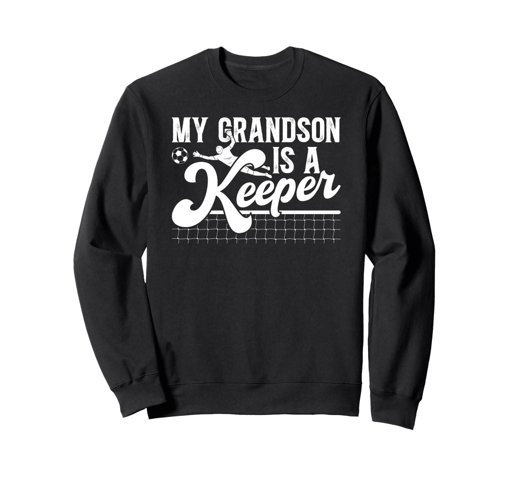 Proud Soccer Keeper Papa Soccer Sweatshirt - Aesthetic Graphic Unisex - T-Shirt, Sweatshirt, Hoodie