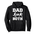 Dad Both Funny Soccer Basketball Dad Hoodie - Aesthetic Graphic Unisex - T-Shirt, Sweatshirt, Hoodie