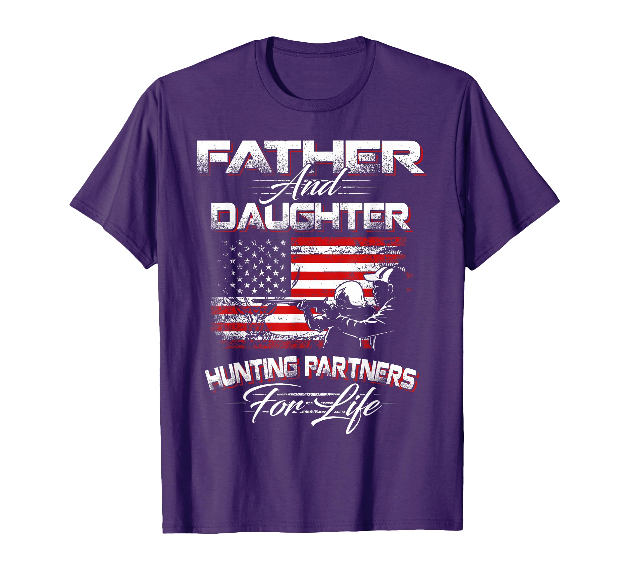Funny Father And Daughter Hunting Partners T-Shirt - Unique Graphic Unisex - T-Shirt, Sweatshirt, Hoodie