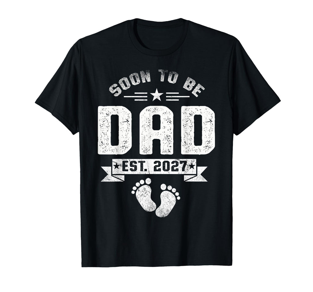 Soon To Be Dad Est 2027 New Dad T-Shirt - Unique Graphic Men Women - T-Shirt, Sweatshirt, Hoodie