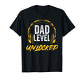 Gamer Dad Video Game Dad Level Unlocked T-Shirt - Graphic Print Men Women - T-Shirt, Sweatshirt, Hoodie