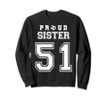 Number 51 Custom Proud Soccer Sweatshirt - Streetwear Style Men Women - T-Shirt, Sweatshirt, Hoodie