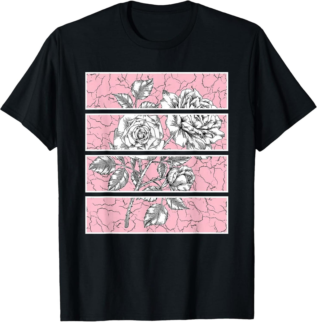 Goth Punk Fairycore Roses Pink Grunge Aesthetic Men - Adult & Kids T-Shirts, Sweatshirts & Hoodies apparel design preview 1