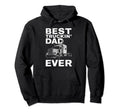 Best Truckin Dad Ever Big Rig Trucker Hoodie - Graphic Print Men Women - T-Shirt, Sweatshirt, Hoodie
