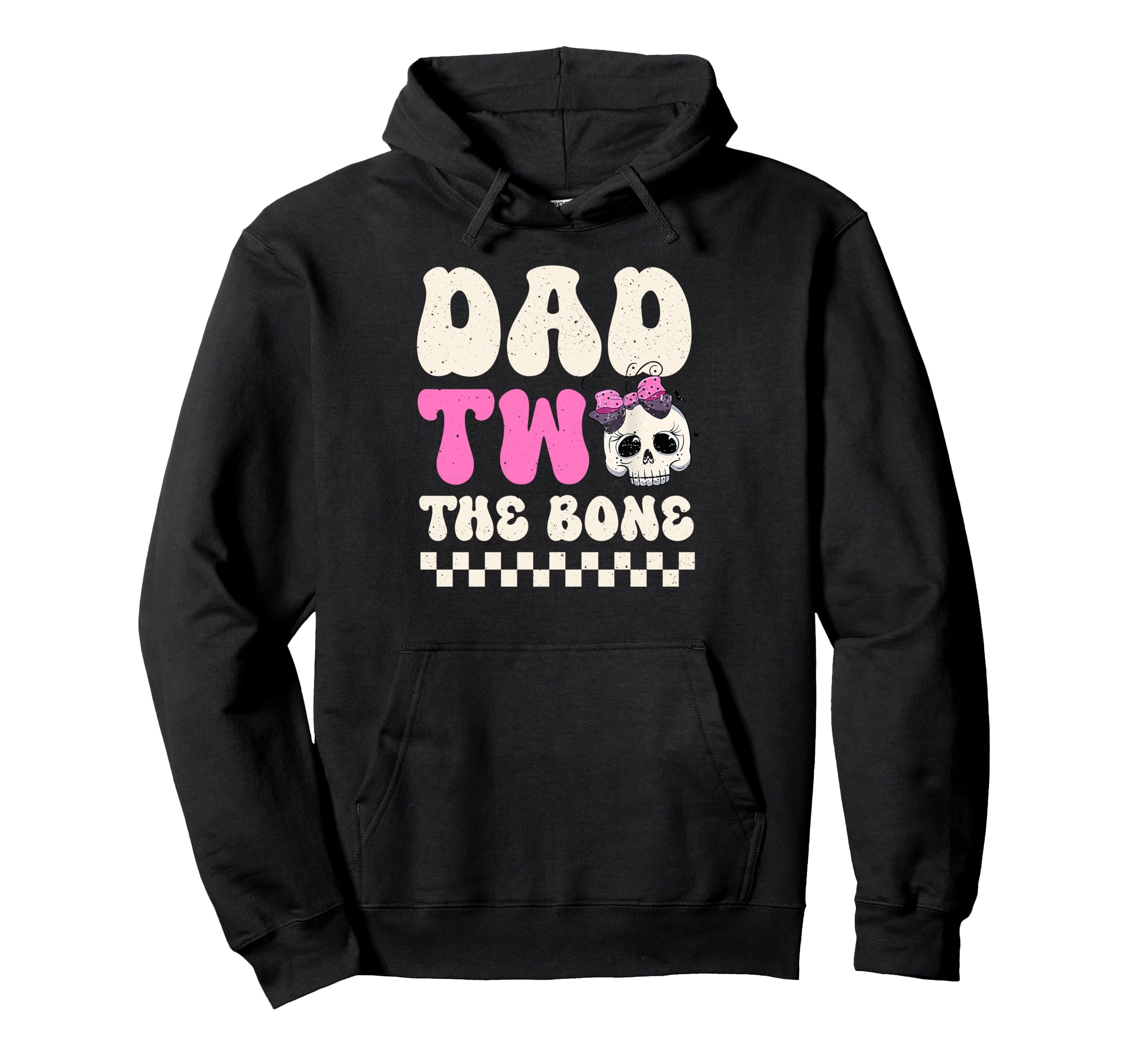 Dad Two Bone Halloween 2Nd Birthday Hoodie - Minimalist Print Men Women - T-Shirt, Sweatshirt, Hoodie
