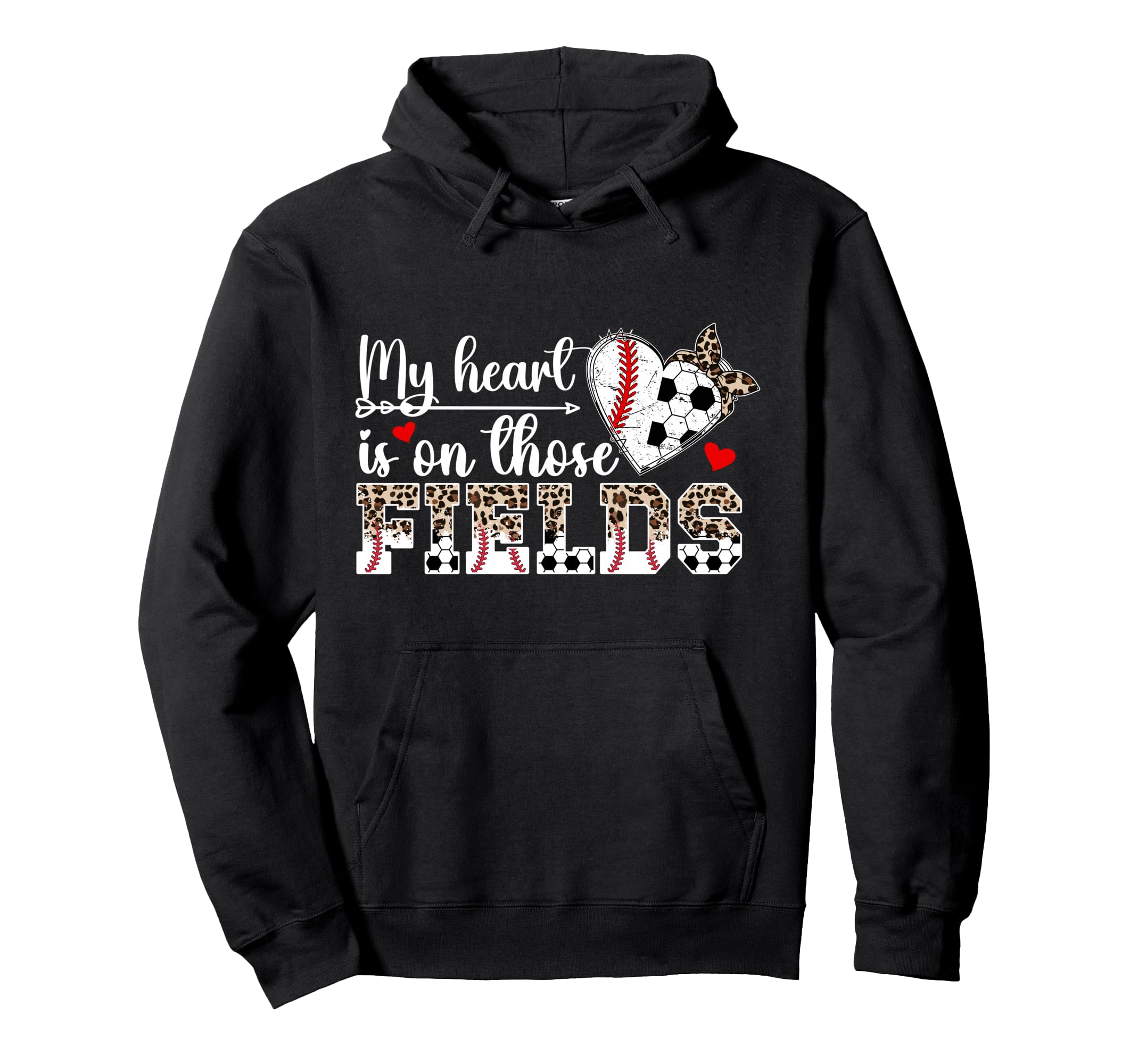 My Heart Is Those Fields Baseball Hoodie - Aesthetic Graphic for Adults - T-Shirt, Sweatshirt, Hoodie