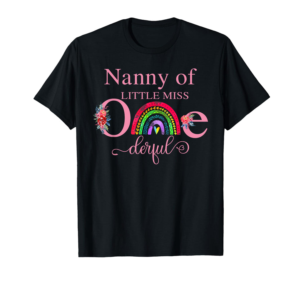 Nanny Little Miss Onederful Birthday T-Shirt - Streetwear Style for Adults - T-Shirt, Sweatshirt, Hoodie
