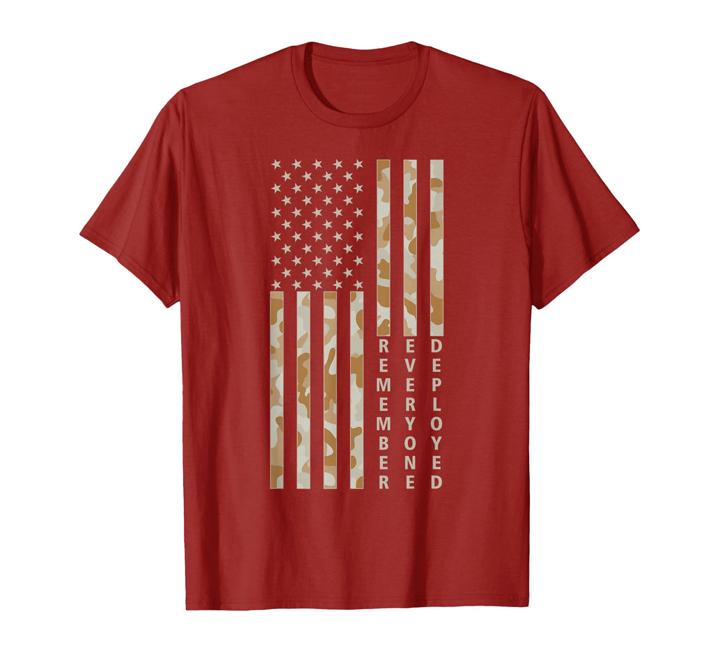 Red Friday Remember Everyone Deployed Camo T-Shirt - Unique Graphic Unisex - T-Shirt, Sweatshirt, Hoodie