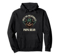 Into Wilderness Papa Bear Adventure Hoodie - Trendy Graphic for Adults - T-Shirt, Sweatshirt, Hoodie