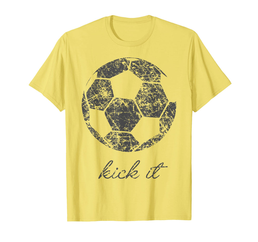 Kick It Soccer Ball Game Day Soccer T-Shirt - Trendy Graphic for Adults - T-Shirt, Sweatshirt, Hoodie