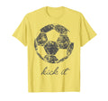 Kick It Soccer Ball Game Day Soccer T-Shirt - Trendy Graphic for Adults - T-Shirt, Sweatshirt, Hoodie