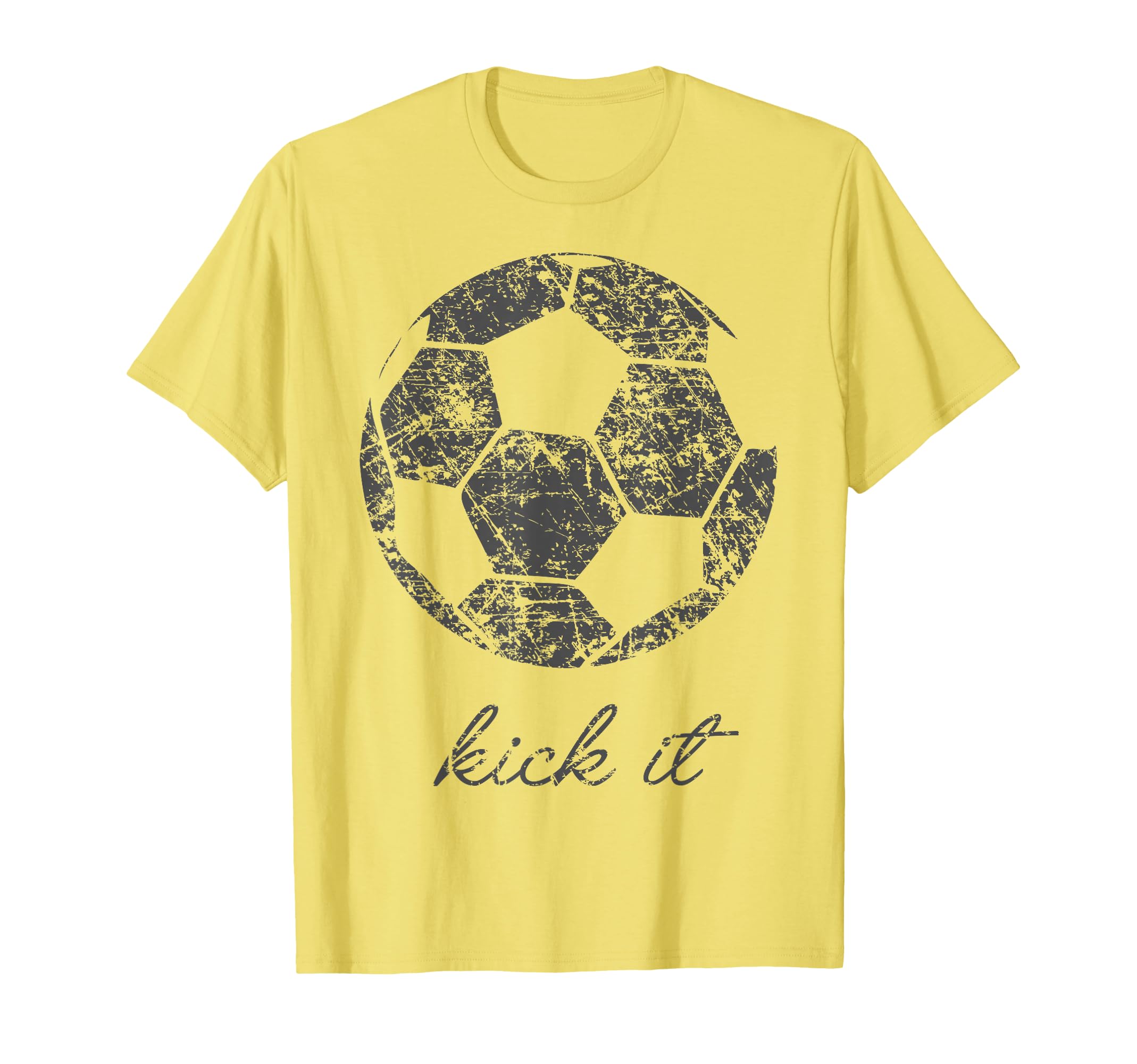 Kick It Soccer Ball Game Day Soccer T-Shirt - Trendy Graphic for Adults - T-Shirt, Sweatshirt, Hoodie