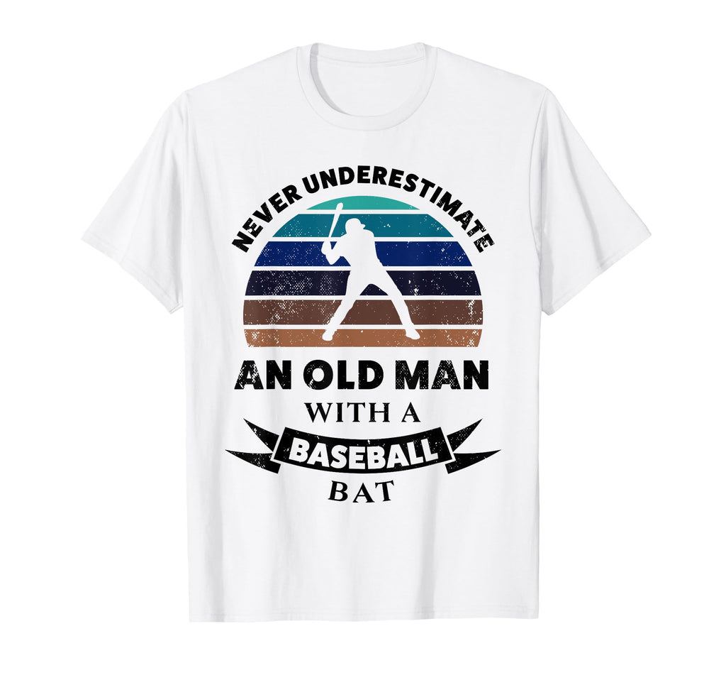 Old Baseball Funny Gift Dad T-Shirt - Streetwear Style for Adults - T-Shirt, Sweatshirt, Hoodie