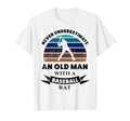 Old Baseball Funny Gift Dad T-Shirt - Streetwear Style for Adults - T-Shirt, Sweatshirt, Hoodie
